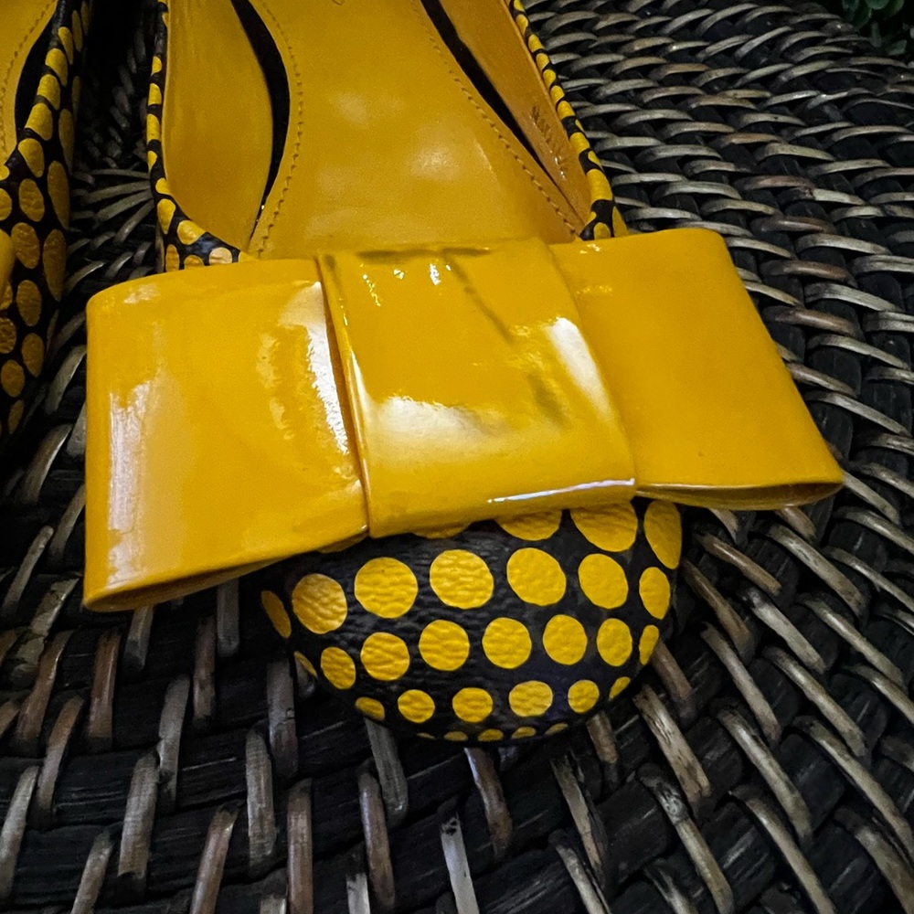 Louis Vuitton Yayoi Kusama yellow dots flat size 39 - Picture 12 of 12